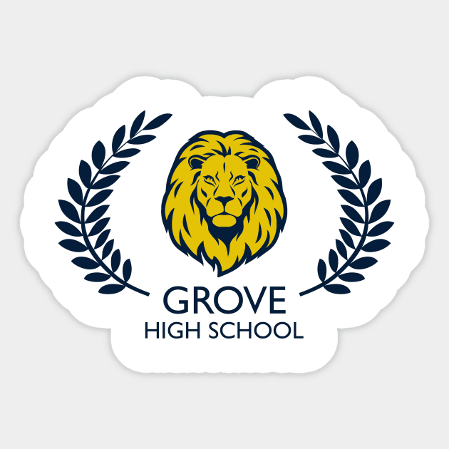 Grove High School Sticker by MelissaJoyCreative